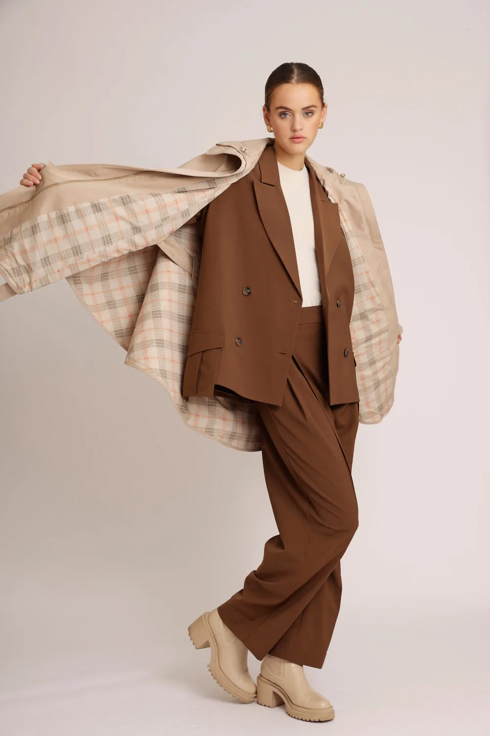 Waterproof Poncho Cape  | Beige
