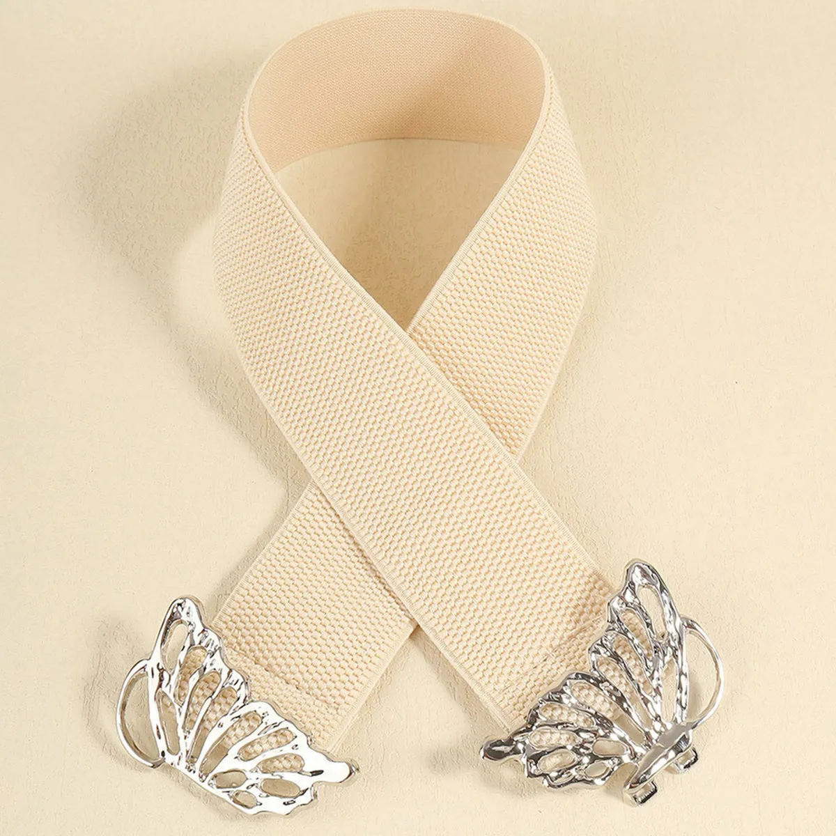 Wild Bloom Butterfly Belt (Leopard | Black | Cream)