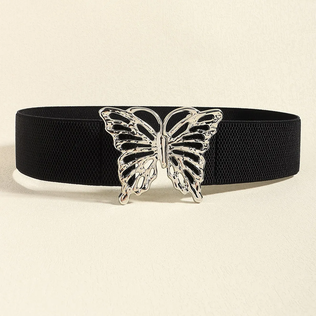Wild Bloom Butterfly Belt (Leopard | Black | Cream)