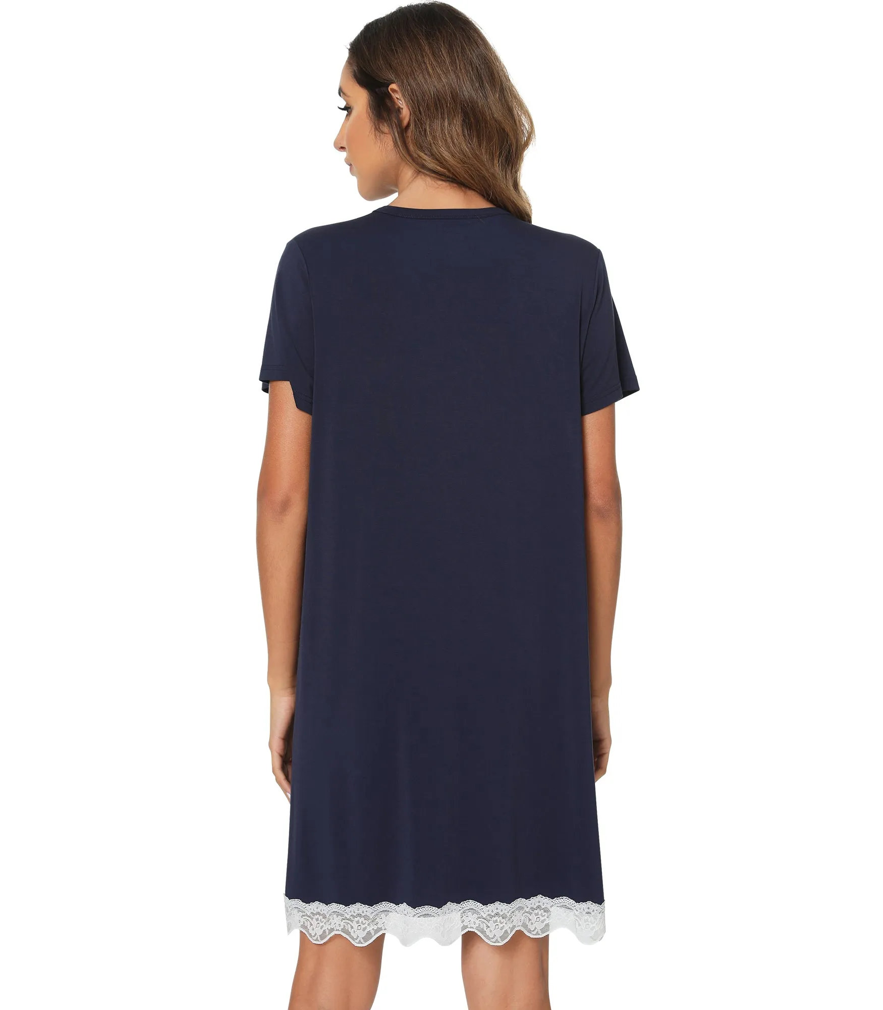 WiWi Bamboo Womens Button Down Nightgowns