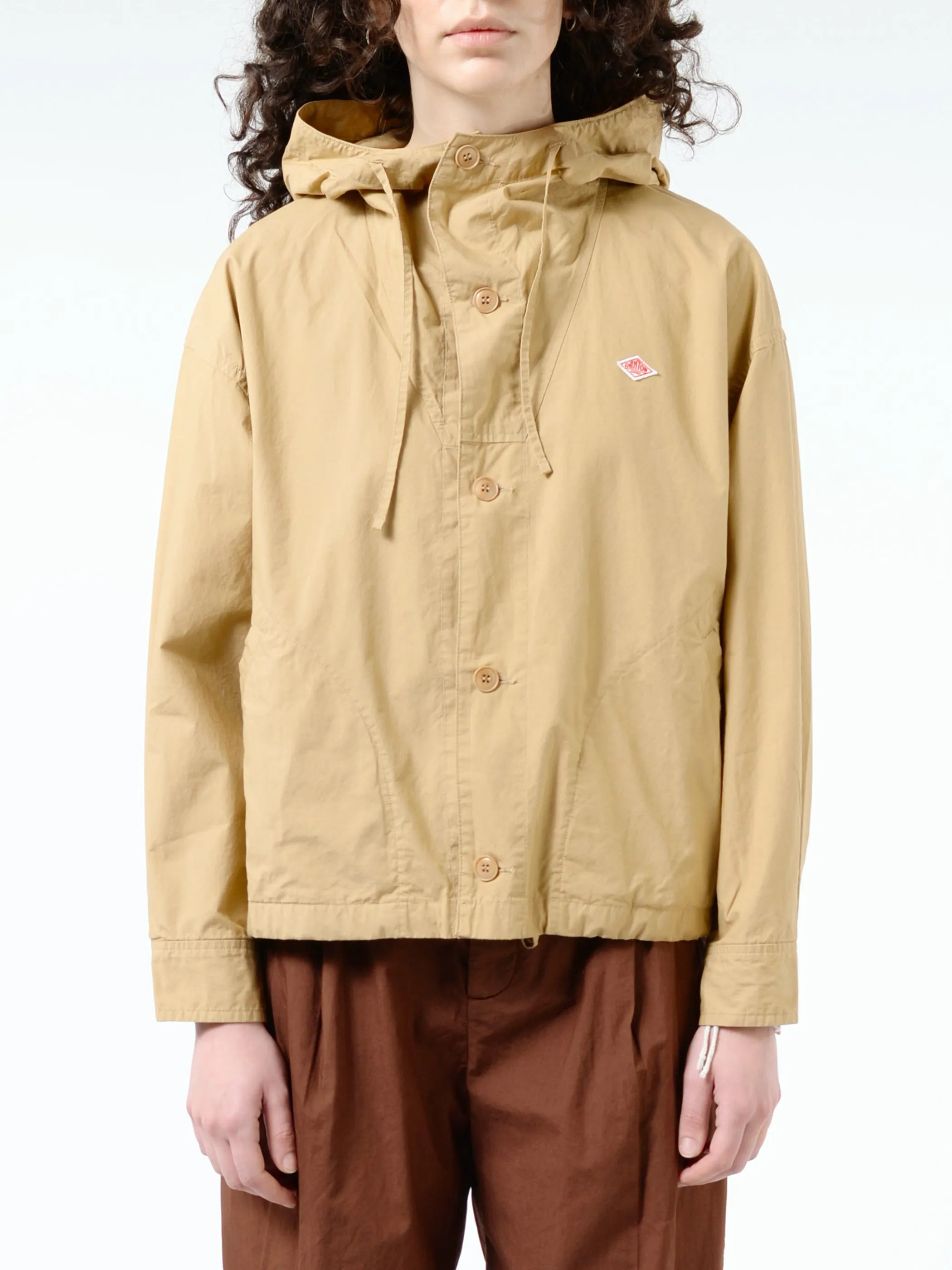 Women's Cotton Weather Hooded Short Jacket