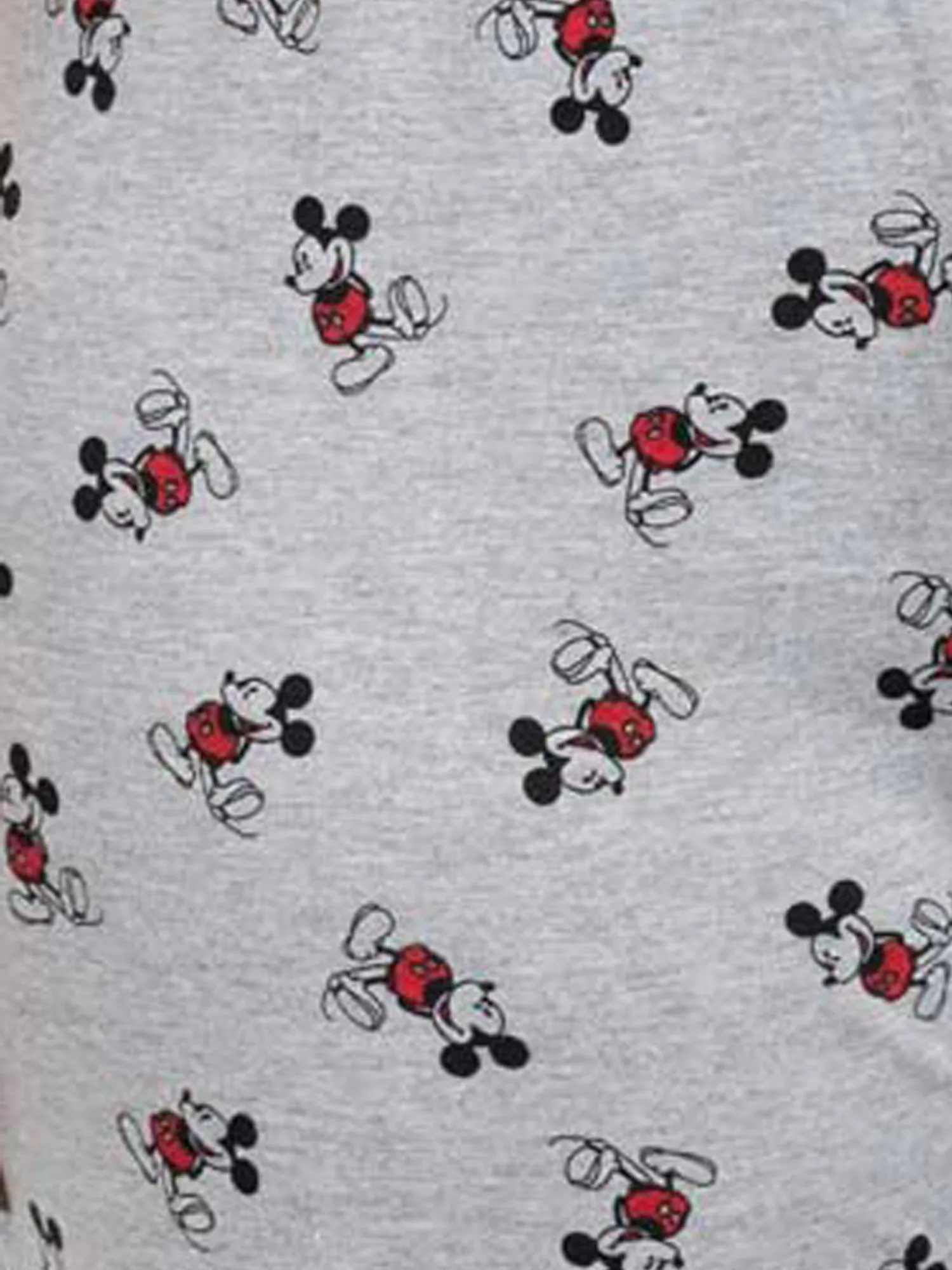 Women's Plus Mickey Mouse Pajama Pants Disney Lounge Wear All-Over Print Gray