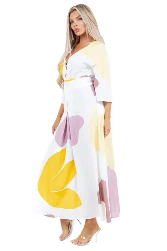 Women's White Long Maxi Dress