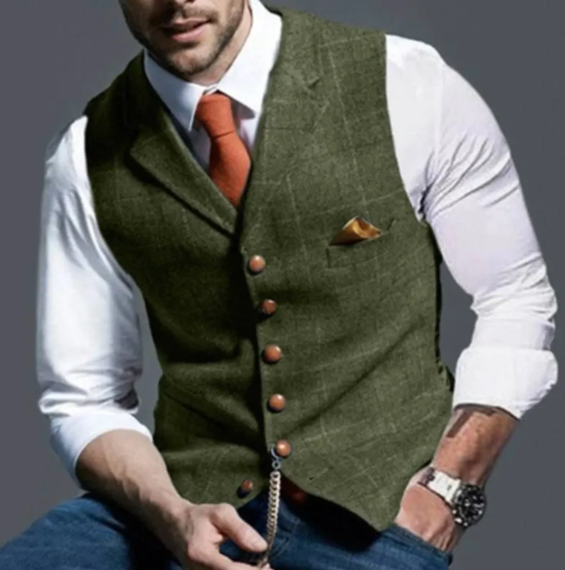 ZAYN | Checkered Vest for Men