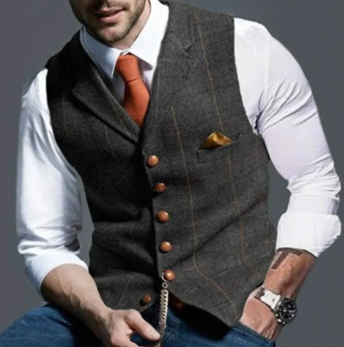 ZAYN | Checkered Vest for Men