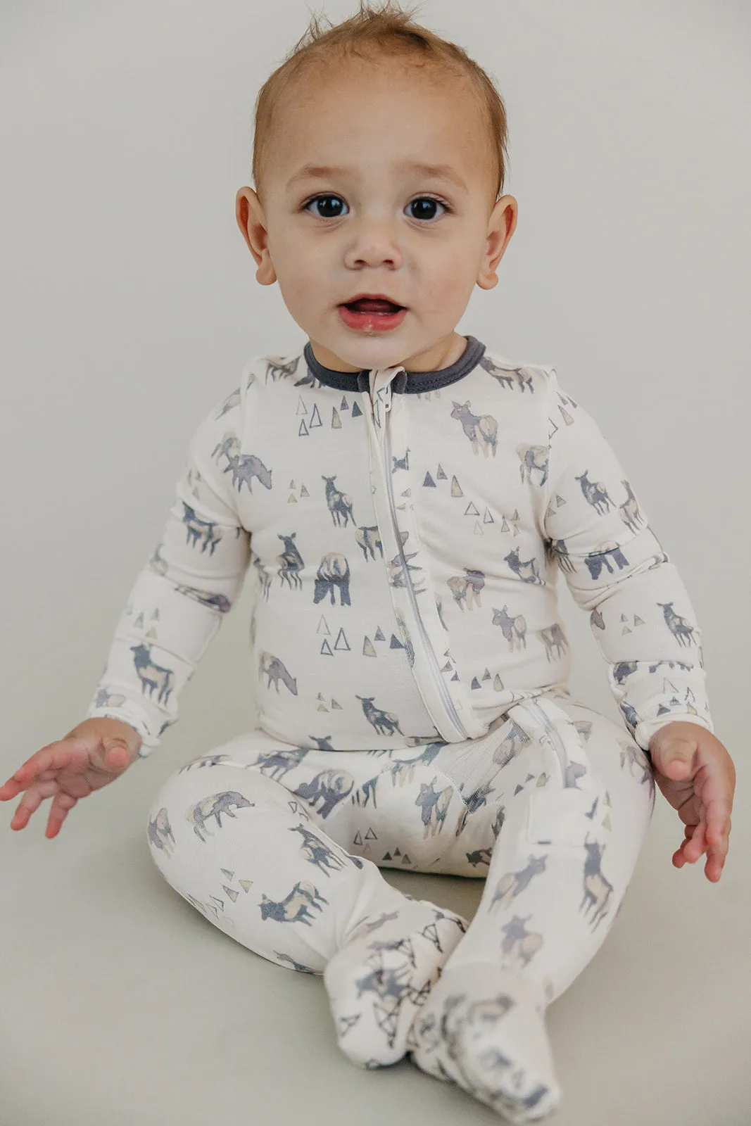 Zip-Up Footie Pajama - Cody