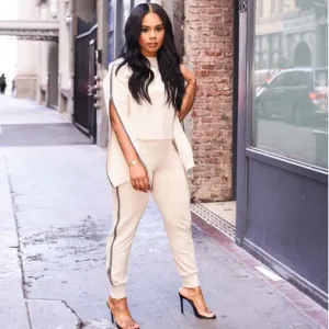 Zuri 2PC Zipper Pants Set